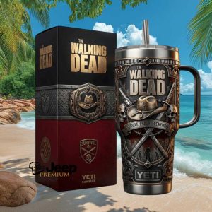The Walking Dead Survival Rick Grimes Hat 40oz Rugged Tumbler