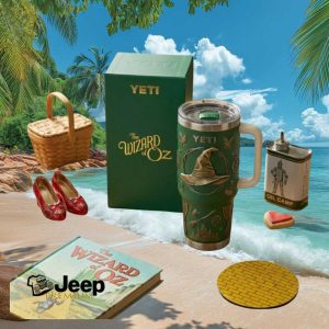 The Wizard of Oz Wicked Witch Hat Emerald Green Yeti Style Collector's Tumbler