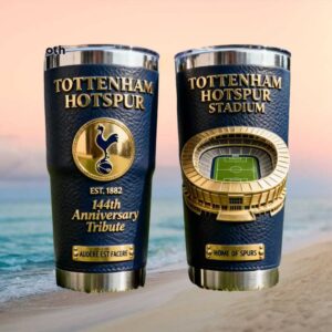 Tottenham Hotspur 144th Anniversary Tribute Leather Wrap Tumbler