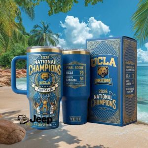 UCLA Bruins 2026 First Ever National Championship Victory 40oz Insulated Tumbler