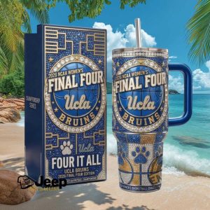 UCLA Bruins 2026 NCAA Women's Final Four Basketball Championship 40oz Rhinestone Tumbler