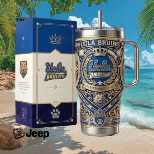 UCLA Bruins Champions Legacy Blue and Gold Luxury Tumbler with Gift Box