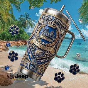UCLA Bruins Champions Legacy Blue and Gold Rhinestone Insulated Tumbler