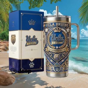 UCLA Bruins Champions Legacy Official Collegiate 40oz Insulated Travel Tumbler with Straw.jfif