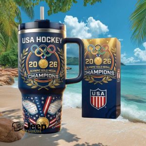 USA Hockey 2026 Olympic Gold Medal Champions Victory Parade 40oz Tumbler