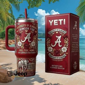 University of Alabama Crimson Tide Roll Tide Mom Mother's Day Special Edition Tumbler