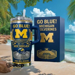 University of Michigan Wolverines “The Big House” 40oz Tumbler