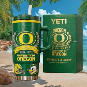 University of Oregon 150th Anniversary 1876 2026 Limited Edition Tumbler
