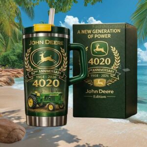 John Deere 4020 Tractor 62nd Anniversary 1964 2026 A New Generation of Power 40oz Tumbler