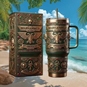 Warhammer 40,000 39th Anniversary Imperial Eagle 40oz Gift Tumbler