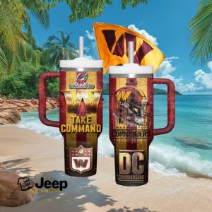 Washington Commanders Take Command DC Football Helmet Grungy Tumbler
