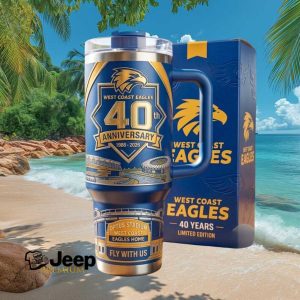 West Coast Eagles 40th Anniversary Optus Stadium Limited Edition Tumbler
