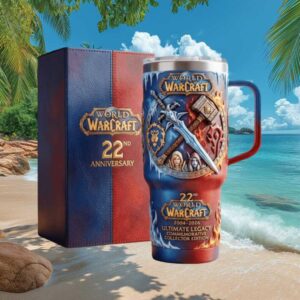 WoW 22nd Anniversary Ultimate Legacy Commemorative 40oz Tumbler WoW 22nd Anniversary Ultimate Legacy Commemorative 40oz Tumbler