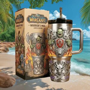 World of Warcraft Horde Warrior’s Tumbler Limited Edition Silver Tumbler