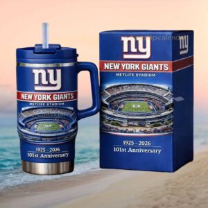New York Giants 101st Anniversary 1925 2026 MetLife Stadium 40oz Tumbler