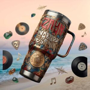 Zayn Malik “Nobody Is Listening” Artistic 3D Engraved 40oz Tumbler
