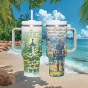 Zelda Ocarina of Time “It’s Dangerous To Go Alone” 40oz Tumbler Zelda Ocarina of Time “It’s Dangerous To Go Alone” 40oz Tumbler