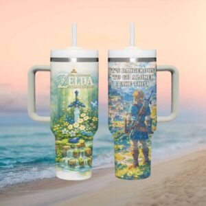 Zelda Ocarina of Time “It's Dangerous To Go Alone” 40oz Tumbler