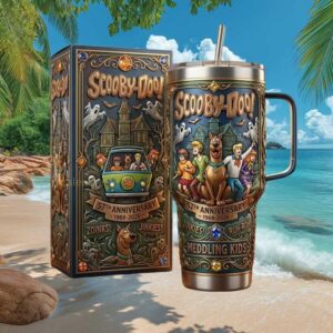 Scooby Doo 57th Anniversary Mystery Machine 40oz Commemorative Tumbler