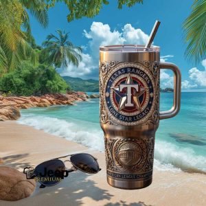 Texas Rangers Lone Star Legacy American League Champions 40oz Tumbler
