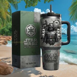 Star Wars Darth Vader Urban Comic 40oz Tumbler The Dark Side Empire 3D Insulated Tumbler