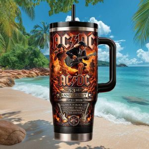 ACDC 53rd Anniversary 1973 2026 Rock Band Tribute Custom Tumbler