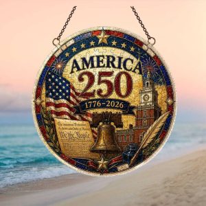 America 250 Independence Hall & We The People Constitution Heritage Ornament