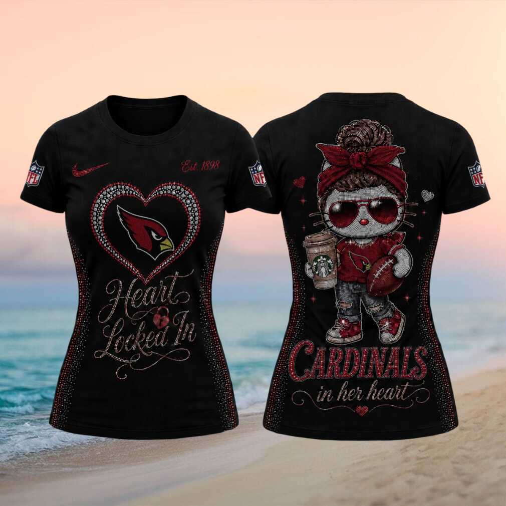 Arizona Football Heart Locked In Glitzy Mascot Girl Gym T Shirt Arizona Football Heart Locked In Glitzy Mascot Girl Gym T Shirt