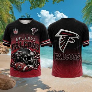 Atlanta Falcons Mascot Helmet American Football Sport T Shirt