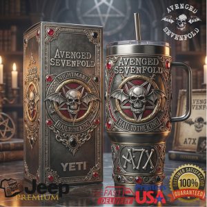Avenged Sevenfold Hail to the King 2026 Vintage Rock Style Gifts for Fans Stainless Steel Insulated Tumbler