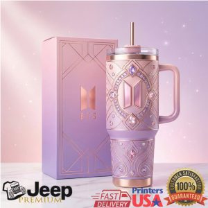 BTS Army Proof Anthology Album Celebration 2024 Purple Retro 20oz Gifts for Fans Stainless Steel Insulated Tumbler