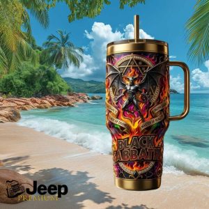 Black Sabbath Masters of Reality Vintage 70s Metal Heavy Rock Gifts Stainless Steel Insulated Tumbler