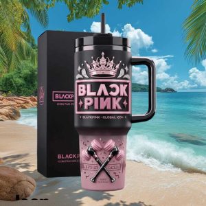 Blackpink Born Pink World Tour 2024 K Pop Fan Gift Stainless Steel Insulated Tumbler
