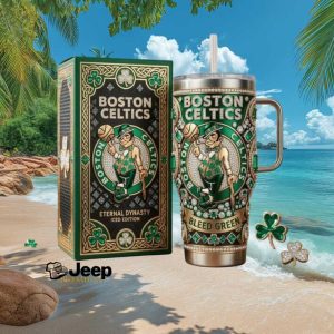 Boston Celtics Eternal Dynasty Bleed Green NBA Fan Luxury Gift Stainless Steel Insulated Tumbler