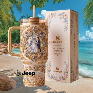 Bridgerton The Queen's Diamond Tale of True Love Vintage Royal Gifts for Women Stainless Steel Insulated Tumbler