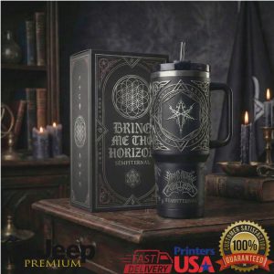 Bring Me The Horizon Sempiternal Album 2013 Retro 40oz Gifts For Rock Fans Stainless Steel Insulated Tumbler