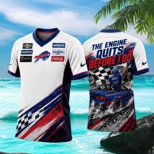 Buffalo Football Racing The Engine Quits Before I Do T Shirt