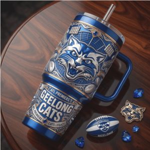 Carlton Football Club The Blues Tradition of Greatness 2026 Retro 20oz Fans Stainless Steel Insulated Tumbler