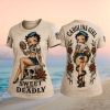 Buffalo Football Girl Betty Sweet But Deadly T Shirt Buffalo Football Girl Betty Sweet But Deadly T Shirt