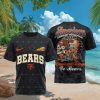 Chicago Bears American Flag Helmet Graphic Football T Shirt Chicago Bears American Flag Helmet Graphic Football T Shirt