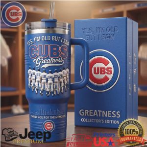 Chicago Cubs Greatness Collector Edition Retro 20oz Memorial Gift For Fans Stainless Steel Insulated Tumbler