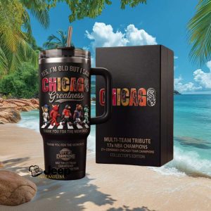 Chicago Greatness Multi Team Tribute NBA Champions 2026 Retro Fan Gift Stainless Steel Insulated Tumbler