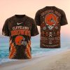 Cleveland Browns Hello Kitty Pink Brown Football T Shirt Cleveland Browns Hello Kitty Pink Brown Football T Shirt