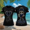 Commanders Cute Kitty Rhinestone Heart Women Football T Shirt Commanders Cute Kitty Rhinestone Heart Women Football T Shirt