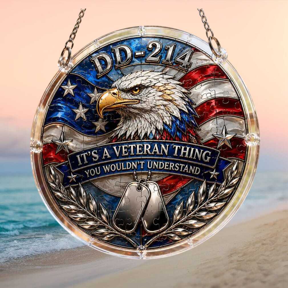 DD 214 It’s A Veteran Thing You Wouldn’t Understand Patriotic Eagle Ornament DD 214 It’s A Veteran Thing You Wouldn’t Understand Patriotic Eagle Ornament