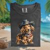 Dachshund Dog Howling Full Moon Forest Waterfall T Shirt Dachshund Dog Howling Full Moon Forest Waterfall T Shirt