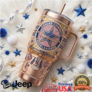 Dallas Cowboys Cheerleaders Sweethearts of the Gridiron Retro 20oz Pink Gifts Stainless Steel Insulated Tumbler