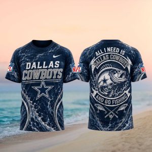 Dallas Cowboys Fishing Hook Outdoors Performance T shirt