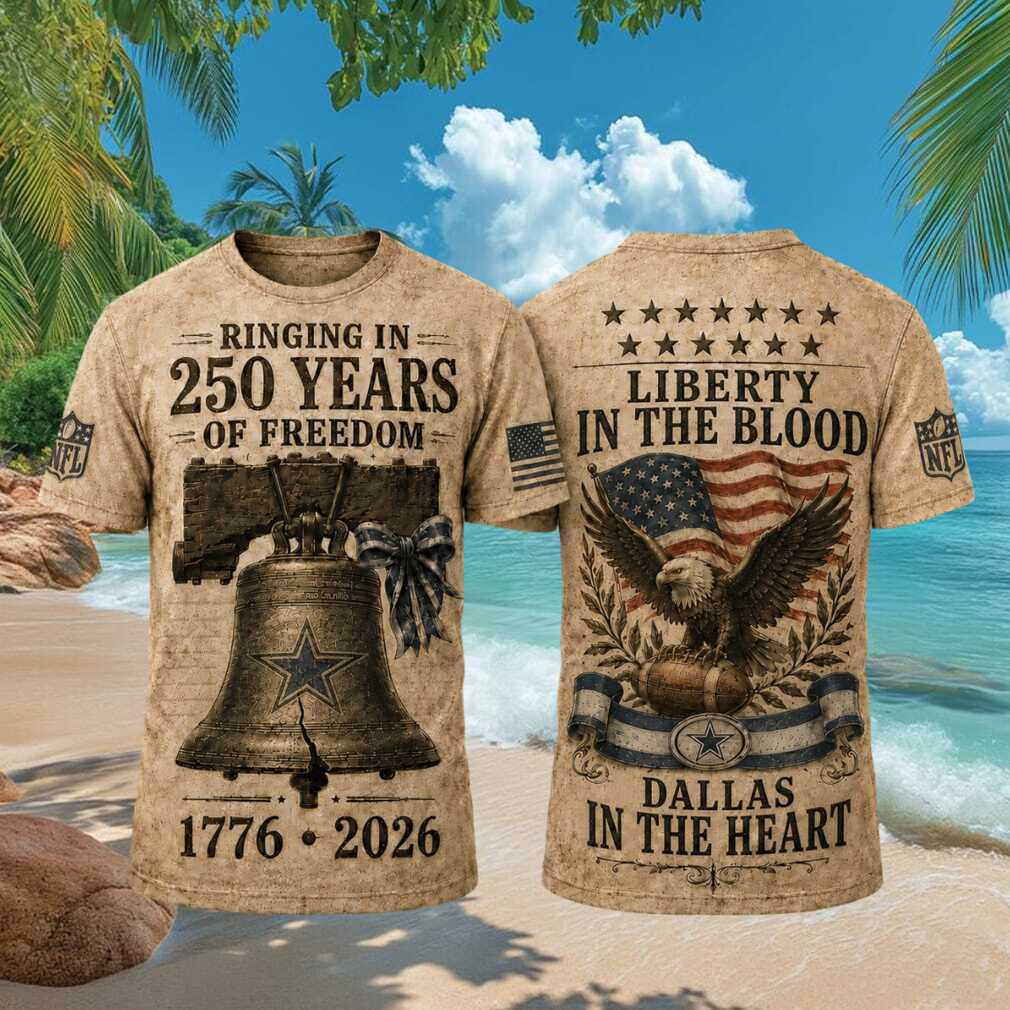 Dallas Liberty in the Blood 1776 2026 T Shirt 250 Years of Freedom Apparel Dallas Liberty in the Blood 1776 2026 T Shirt 250 Years of Freedom Apparel