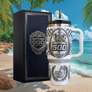 Daytona 500 Tumbler Series 500 Miles Racing Trophy Retro Gift Stainless Steel Insulated Tumbler